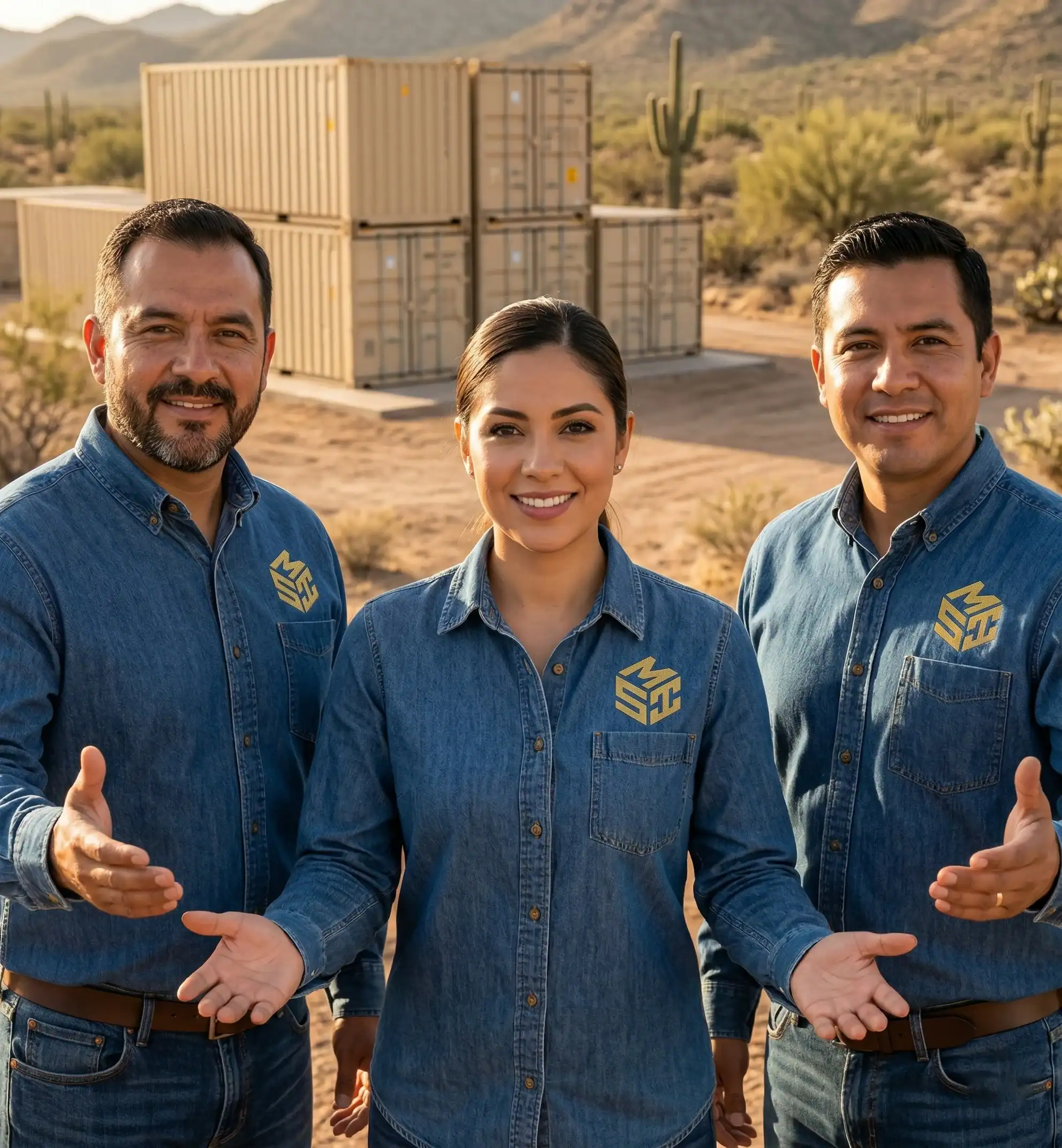 Equipo SMI especializado en proyectos con contenedores en Sonora
